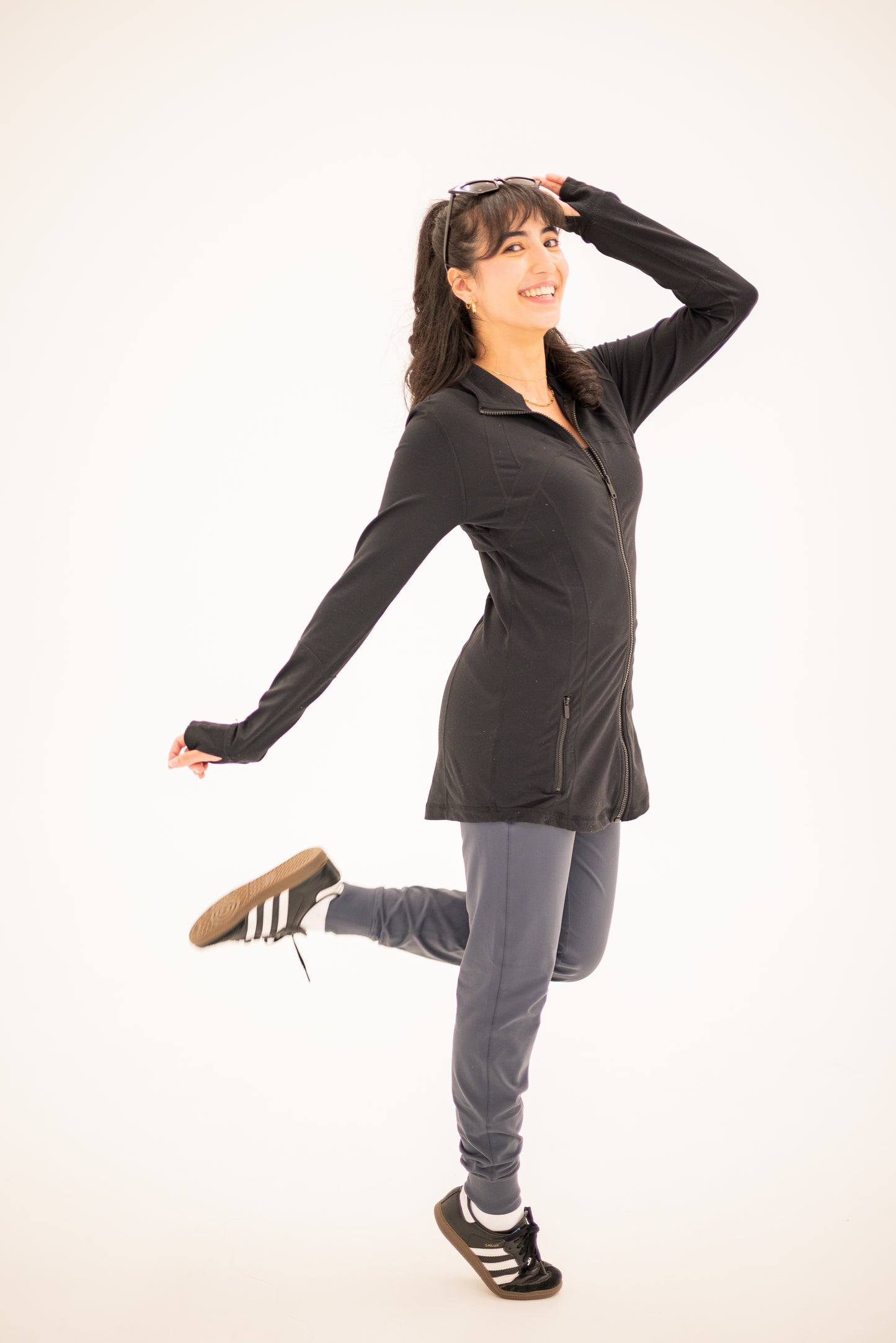 Yasmine Pilates Jacket Black