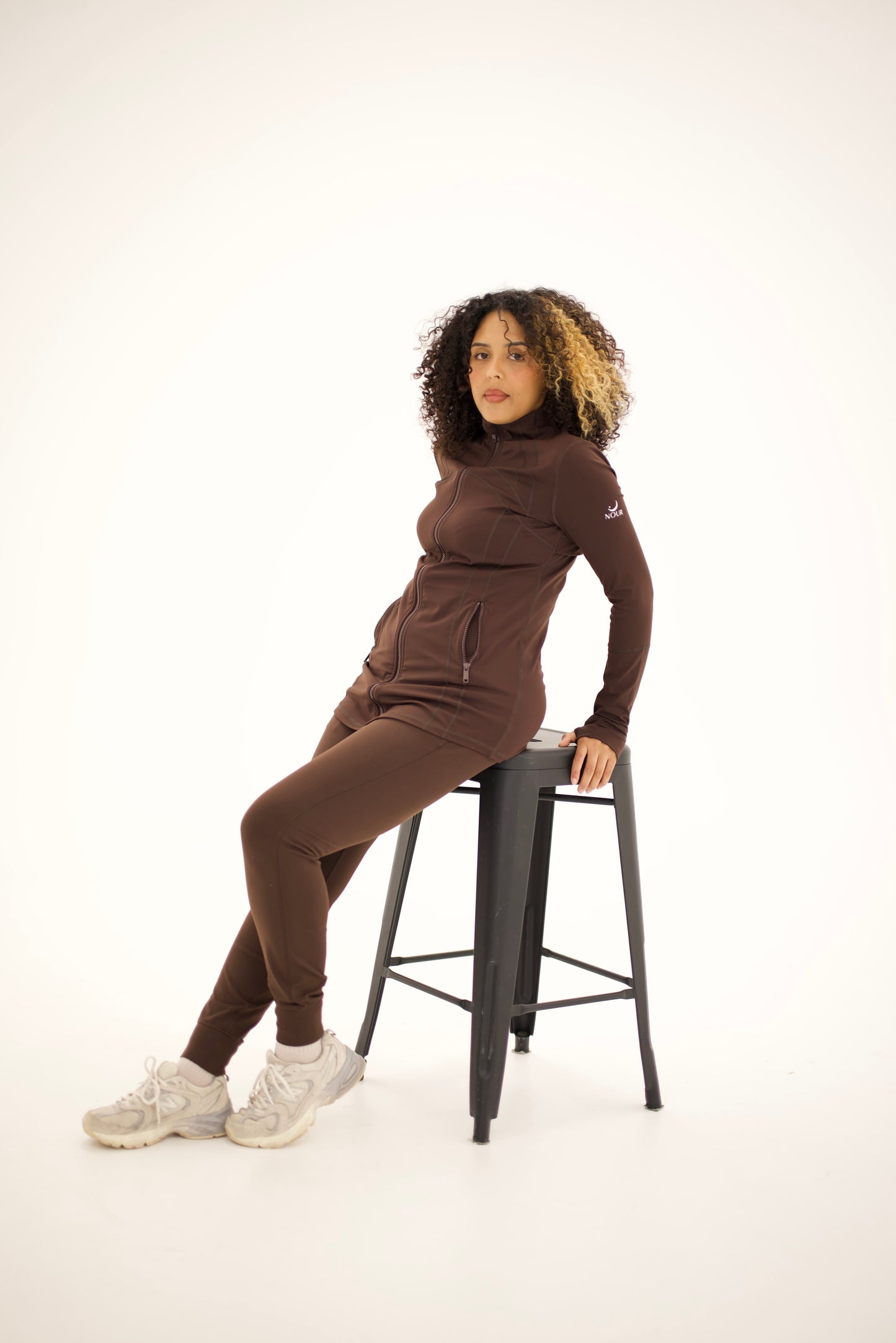 Yasmine Pilates Jacket Espresso