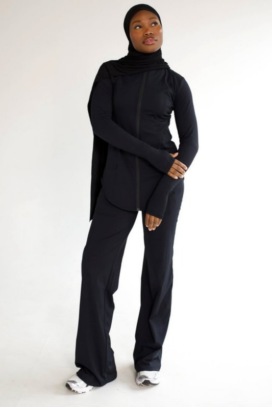 Yasmine Pilates Jacket Black